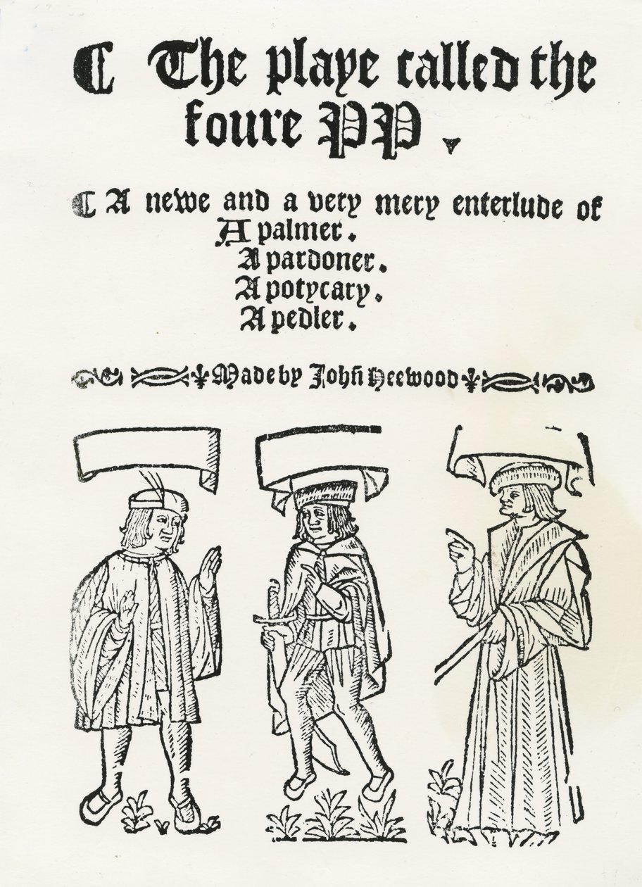 La obra llamada los cuatro PP, c. 1530 de English School