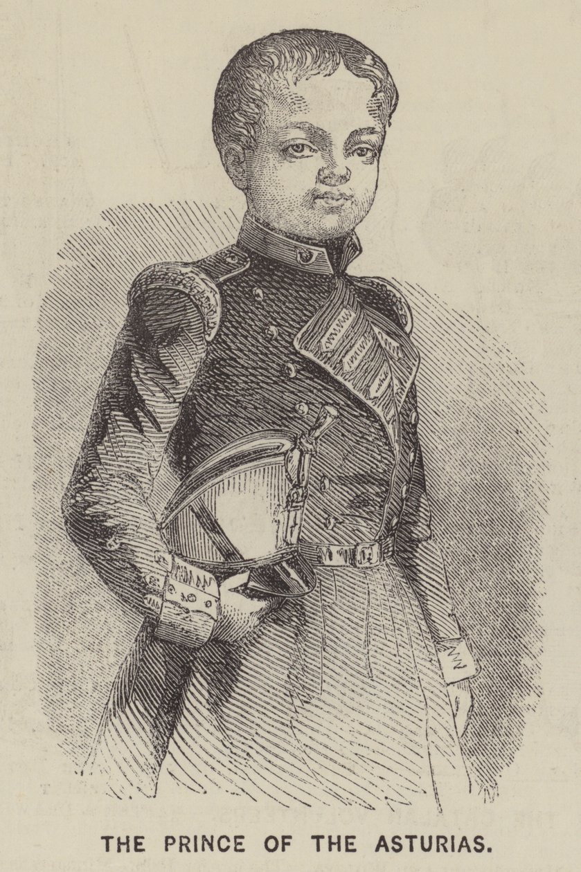 El Príncipe de Asturias (grabado) de English School