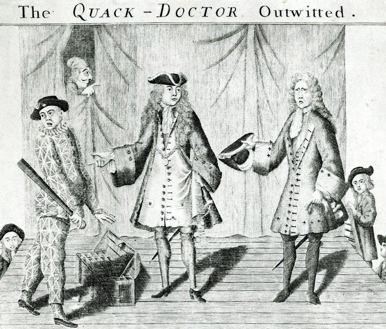 El doctor charlatán burlado, publicado por Sutton Nichols, 1558 de English School