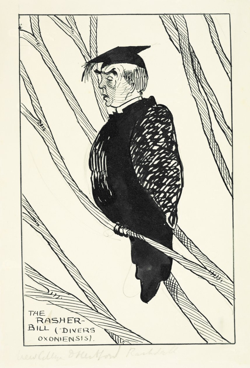 El Rasher-Bill (Divers Oxoniensis): Hastings Rashdall (1858-1924) de English School