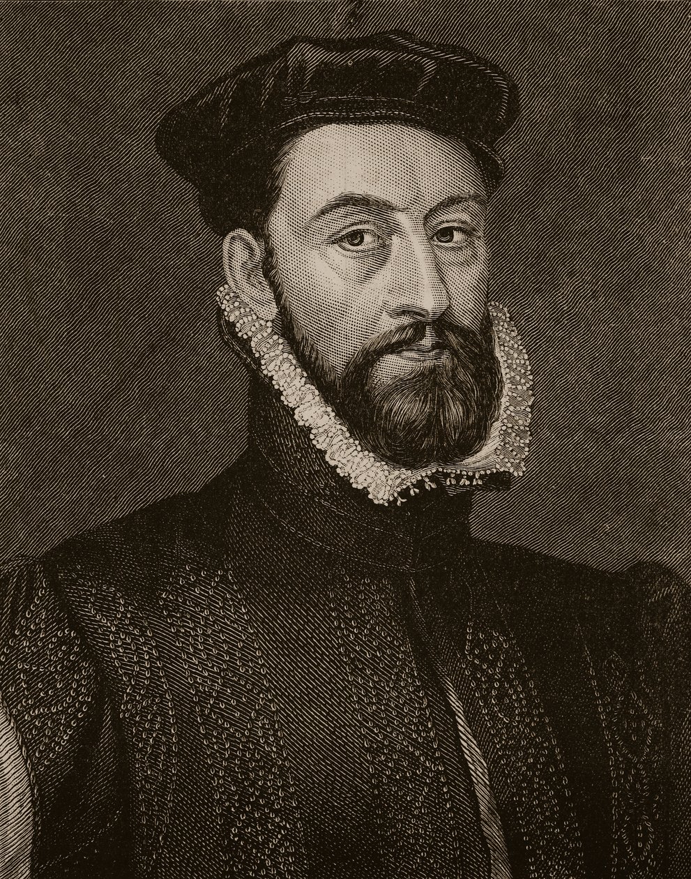 El regente Murray, ilustración de la Historia Ilustrada de Inglaterra de Cassell de English School