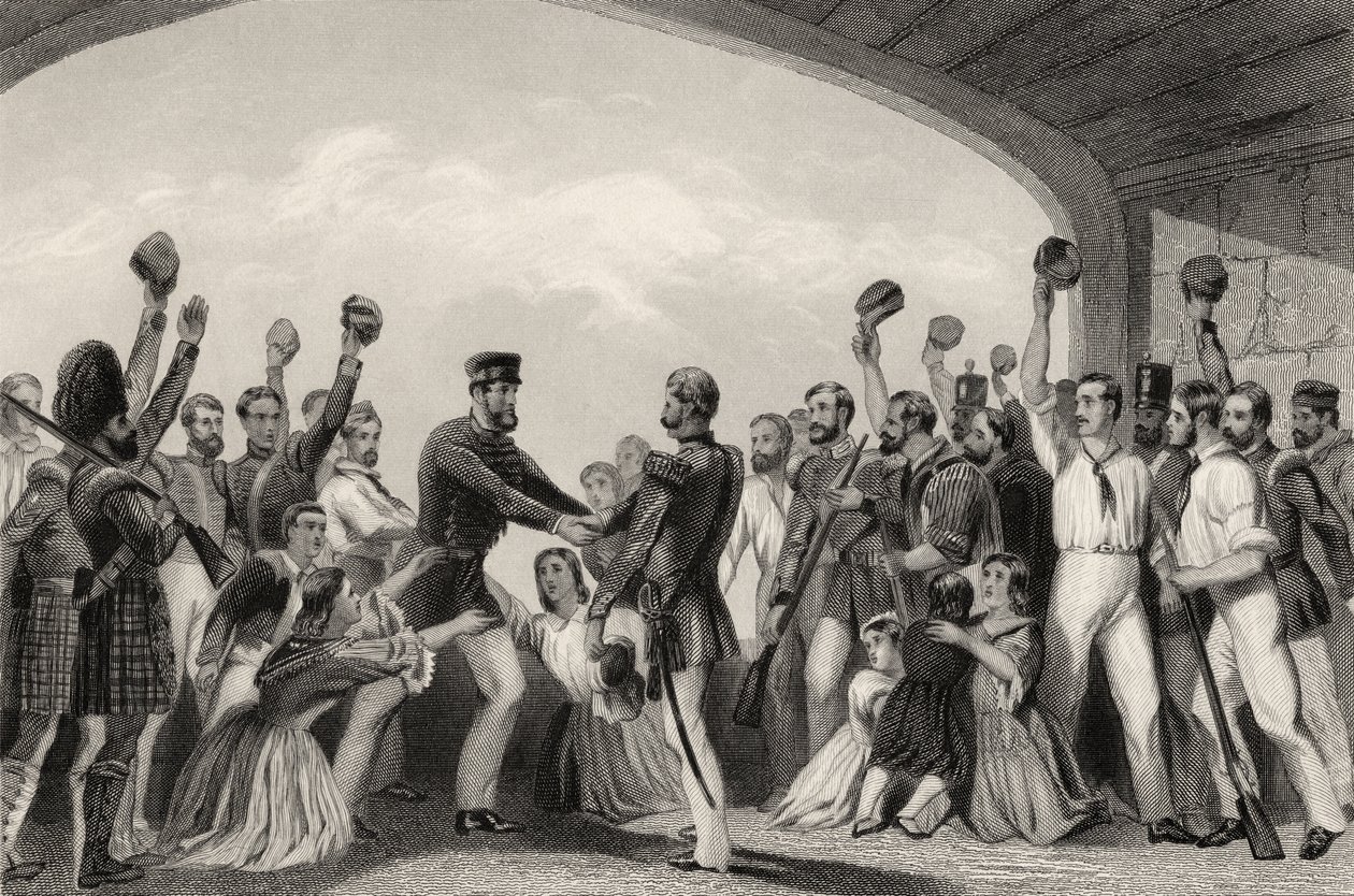 El alivio de Lucknow por el General Havelock, 25 de septiembre de 1857, de 