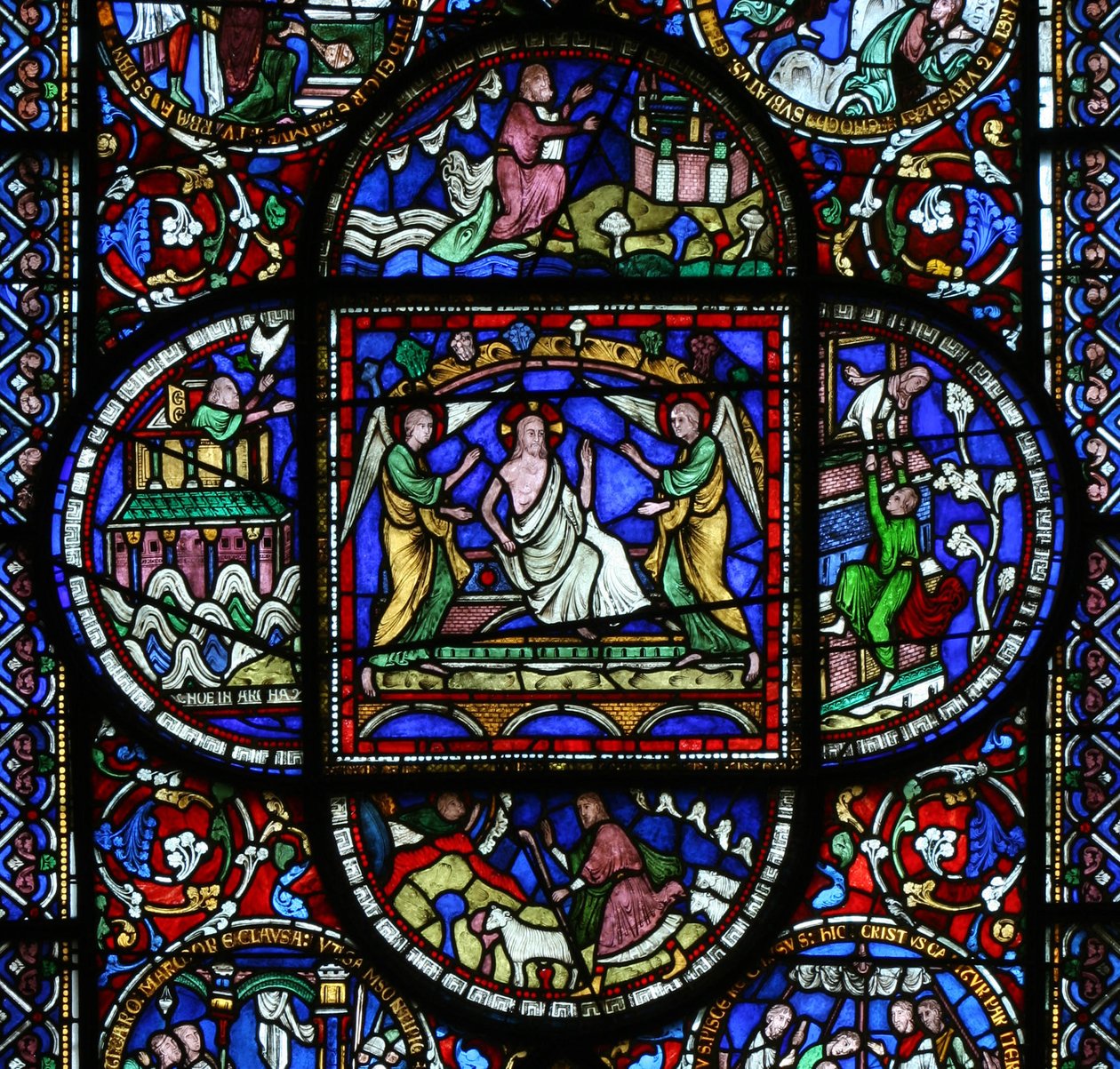 La Resurrección, Catedral de Canterbury de English School
