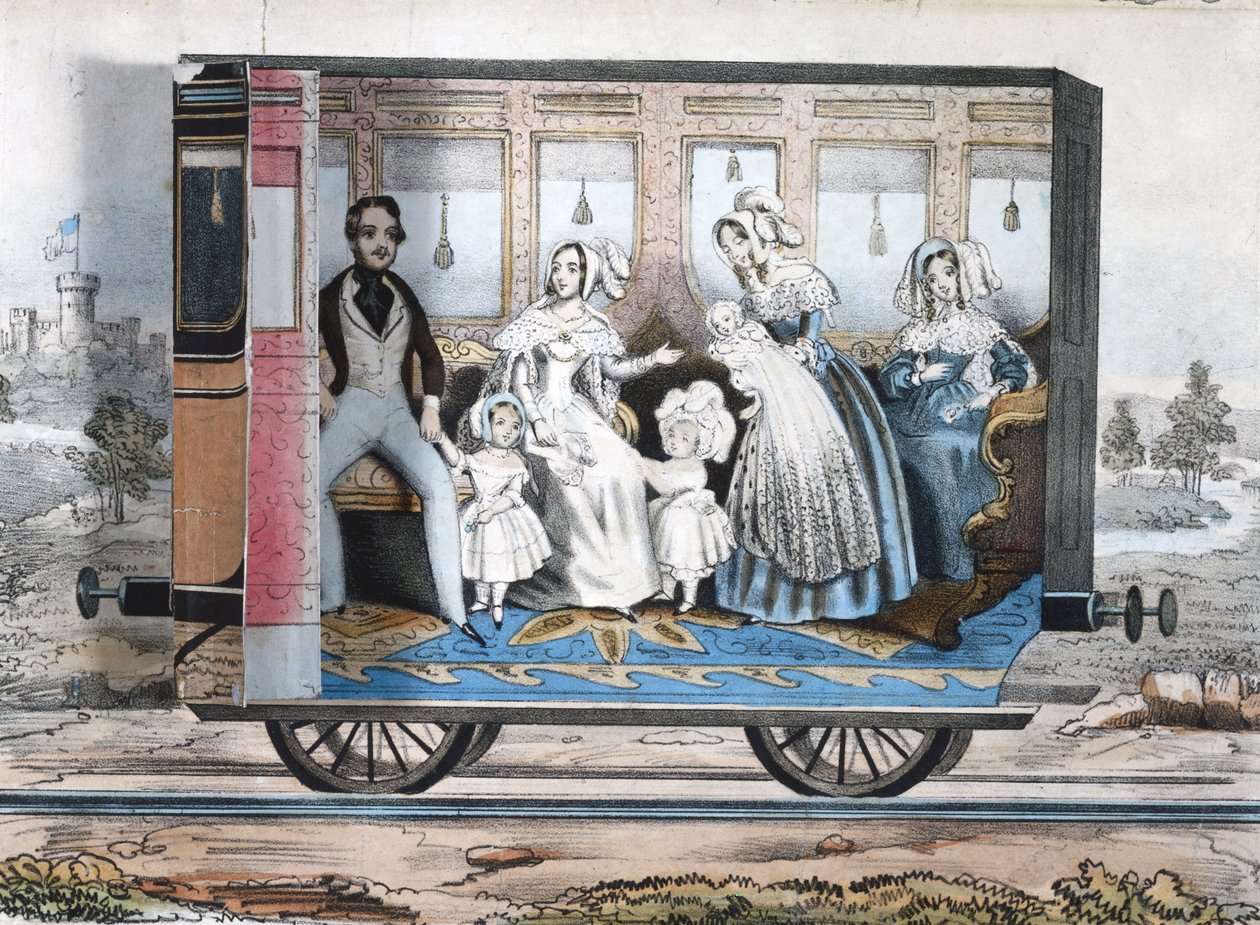 El vagón real, c.1848 de English School