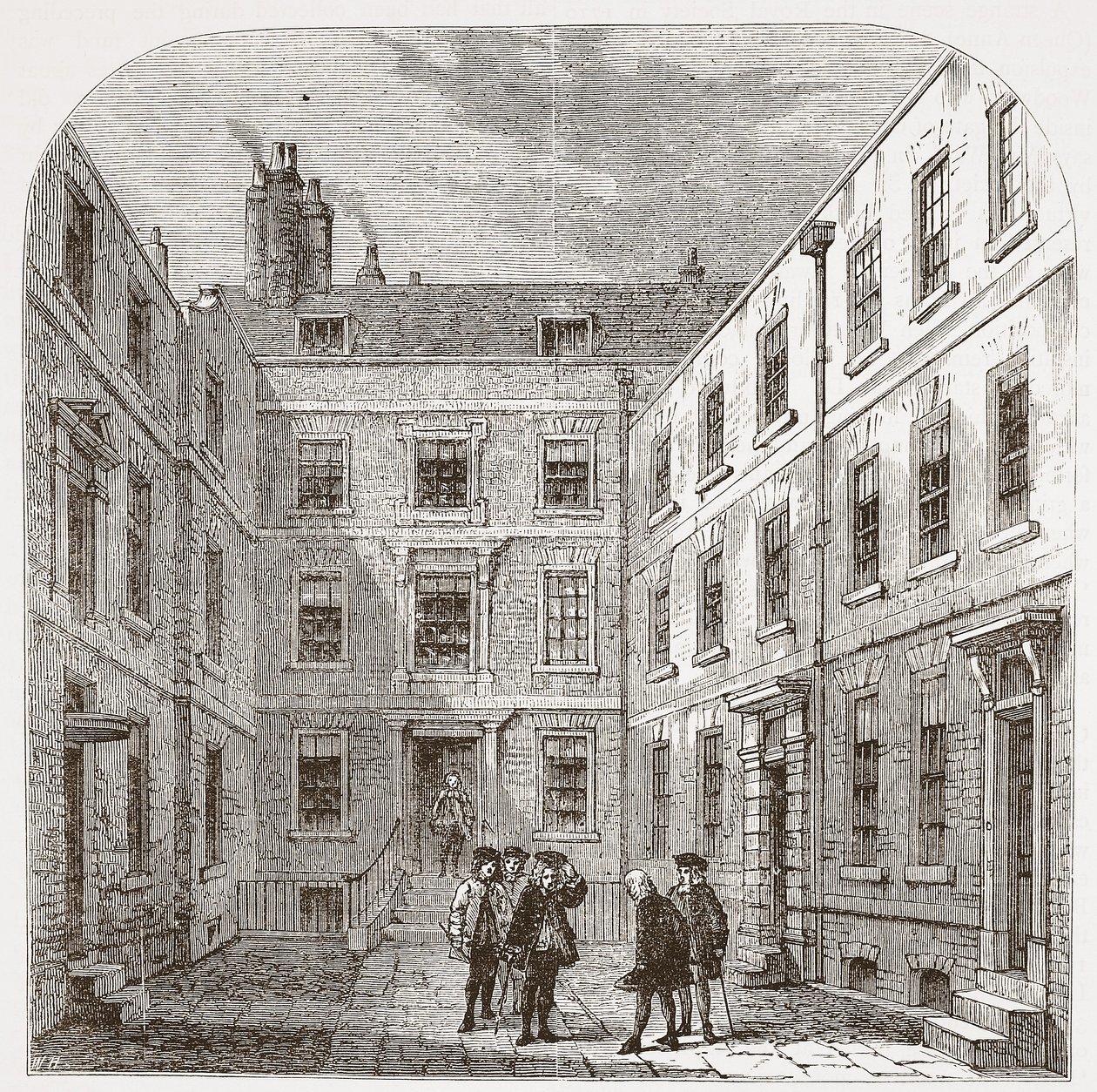La Casa de la Real Sociedad en Crane Court de English School