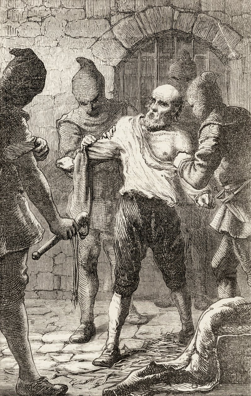 El Azotamiento de George Penn durante la Inquisición Española de English School