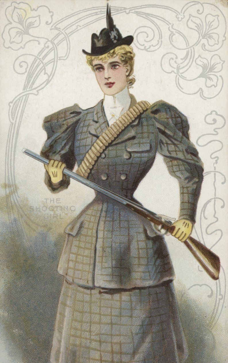 La chica que dispara (cromolito) de English School