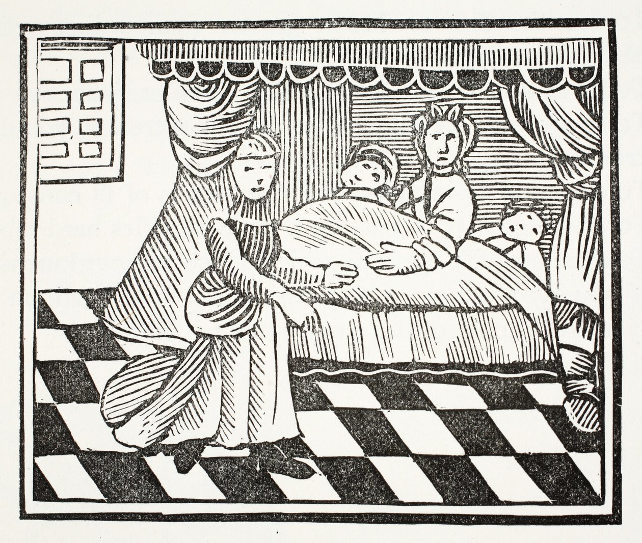 El significado de los sueños, ilustración de Chap-books del Siglo XVIII de John Ashton, pub. 1882 de English School