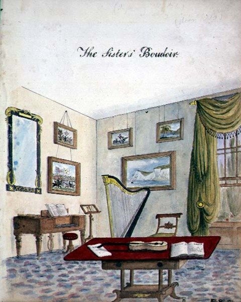 El tocador de la hermana de English School
