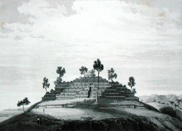 El Templo de Boro Bodo en el distrito de Boro en Kedu, de 