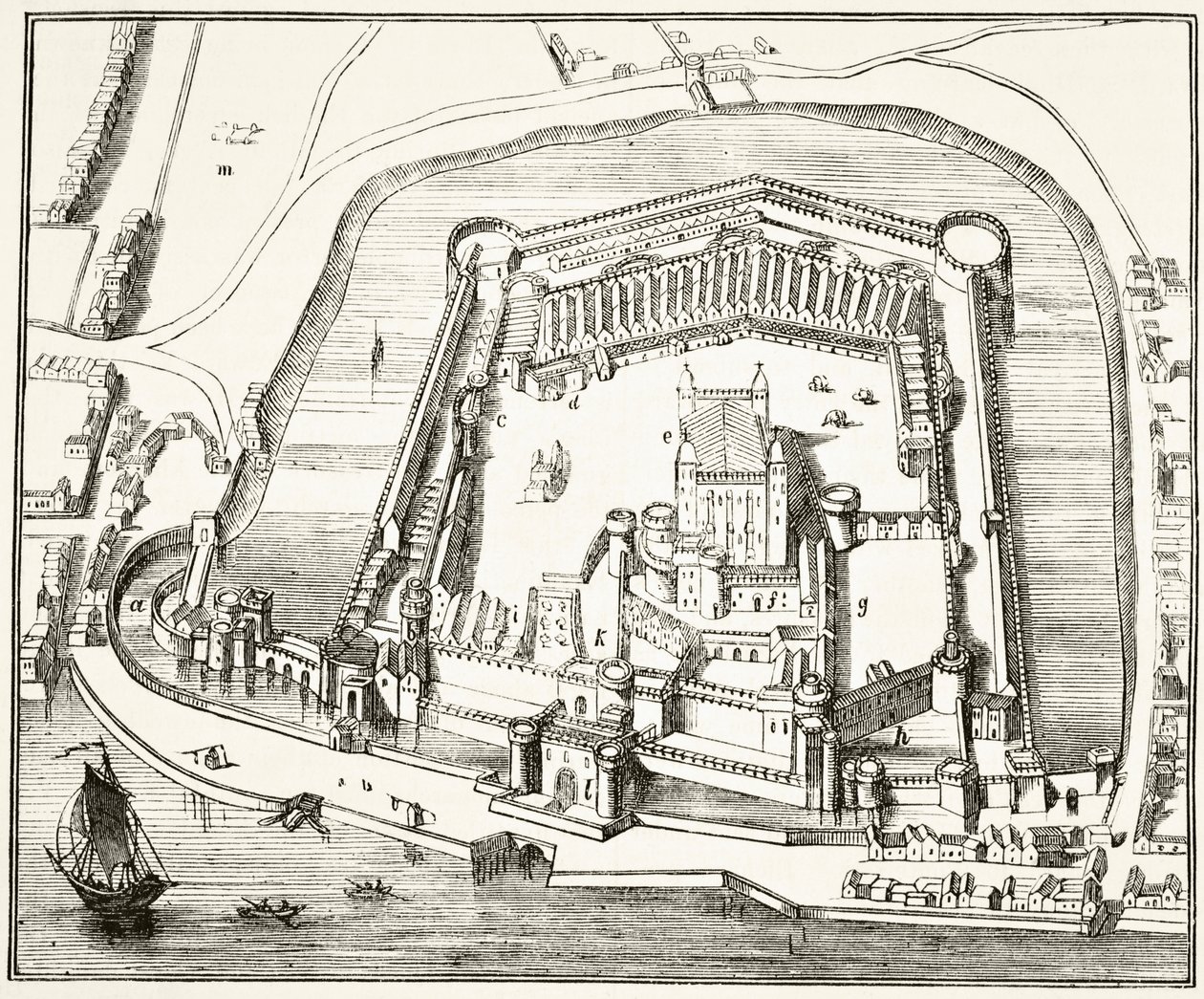 La Torre de Londres en el siglo XV, de 