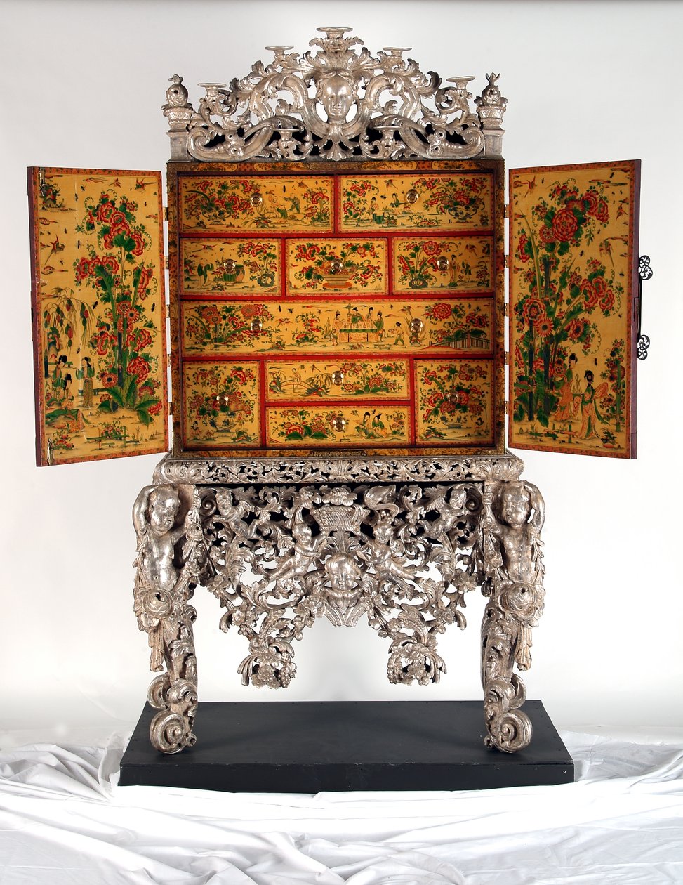 El gabinete de Witcombe, c.1697 de English School