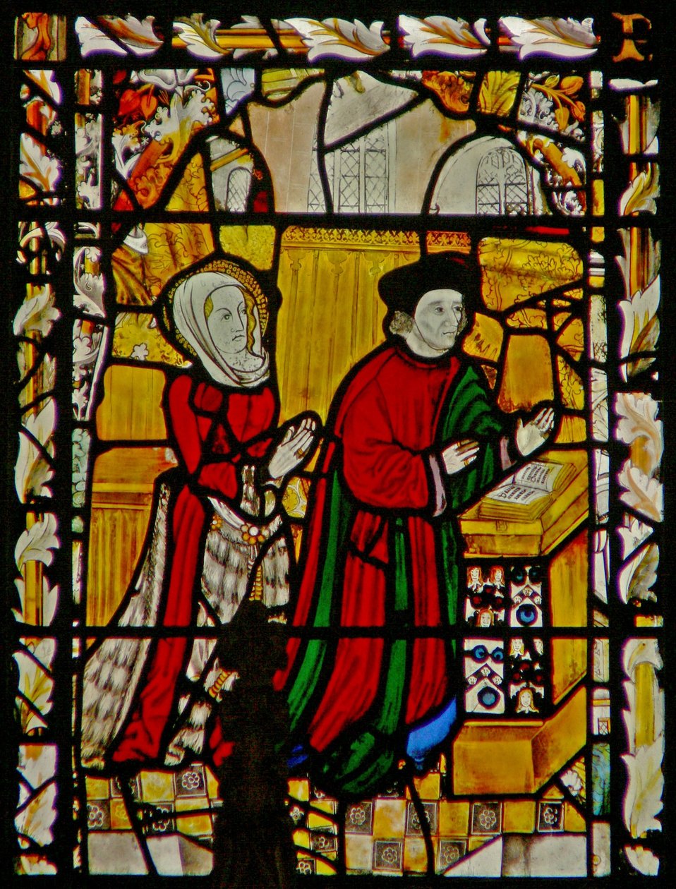 La ventana este que representa a los donantes - Ely de English School