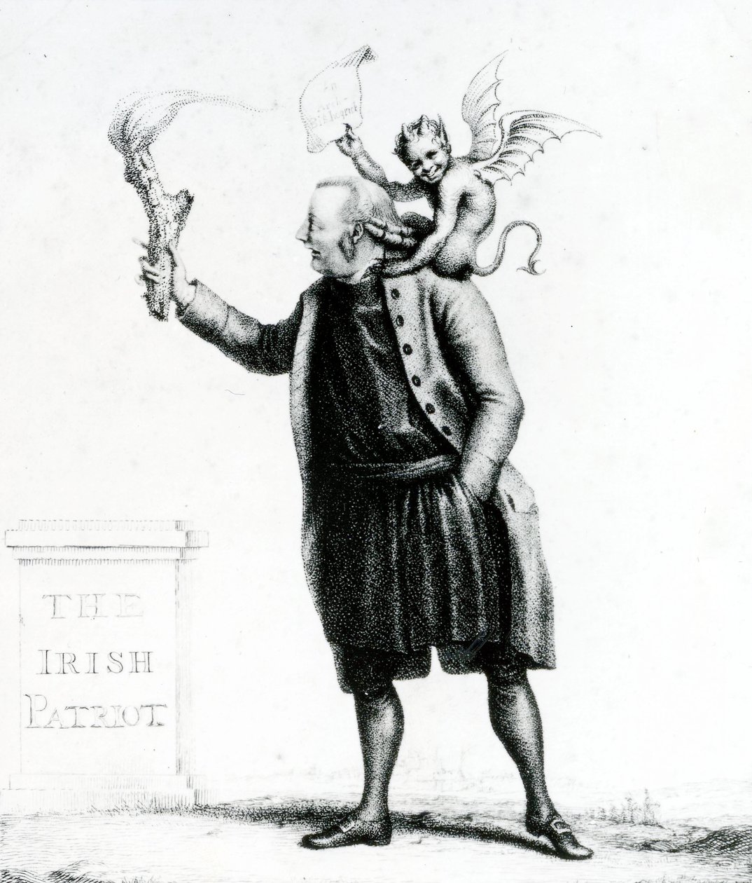 El reverendo voluntario B de D, publicado por Richard Morton Paye, 1784 de English School