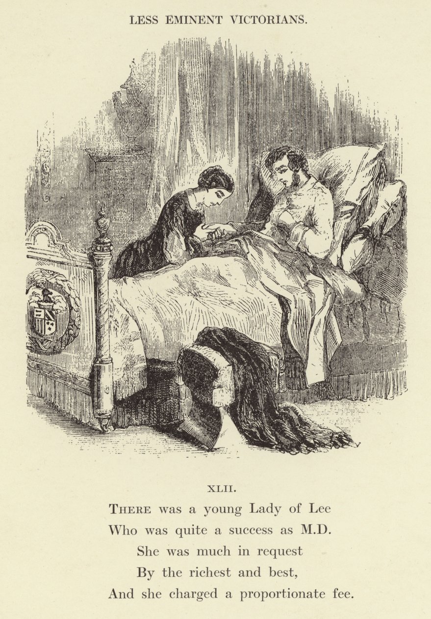 Había una joven Dama de Lee (grabado) de English School