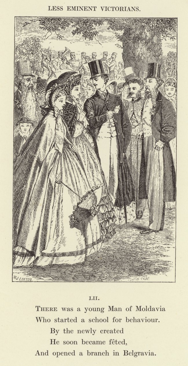 Había un joven de Moldavia (grabado) de English School