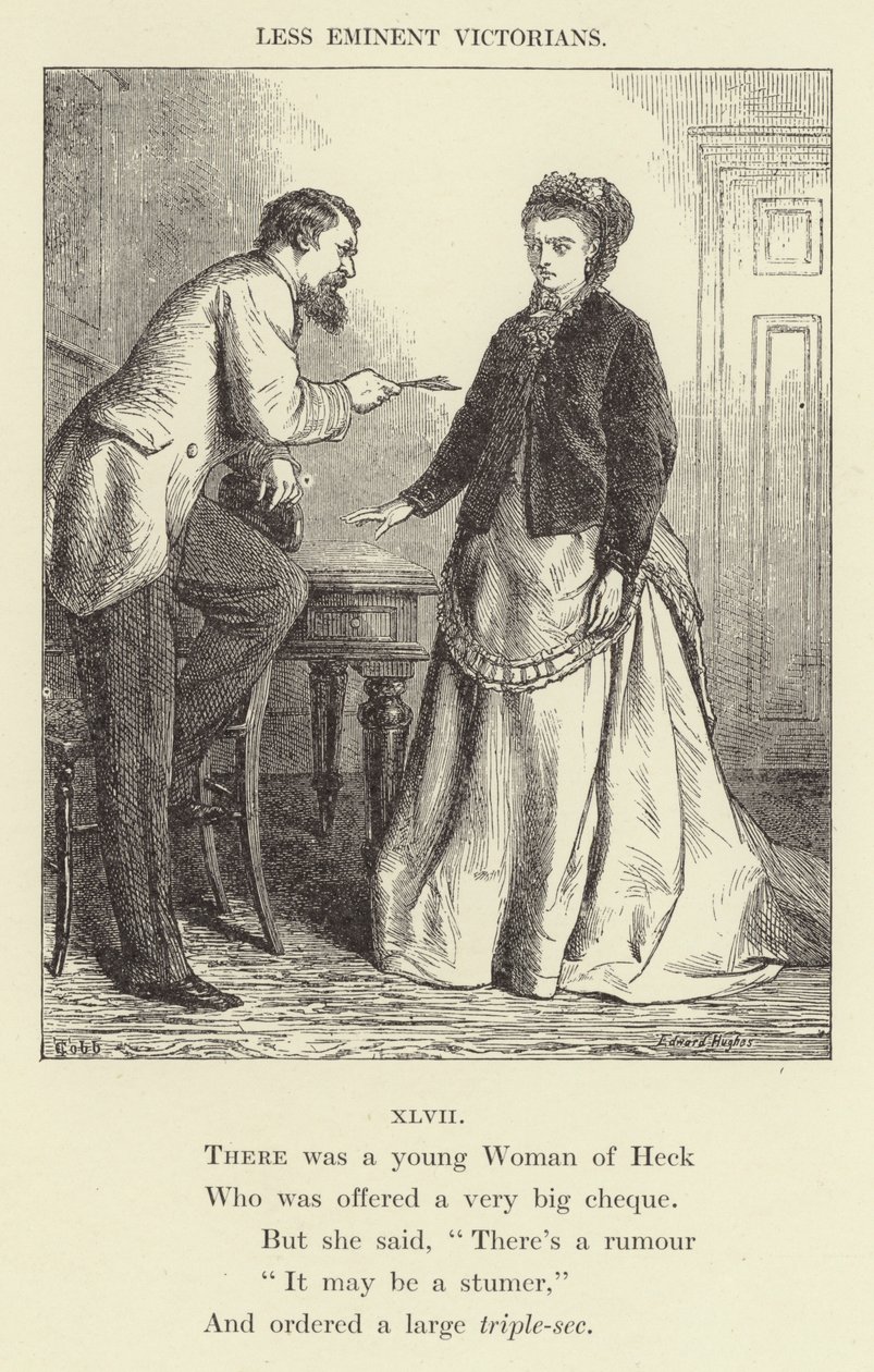 Había una joven mujer de Heck (grabado) de English School