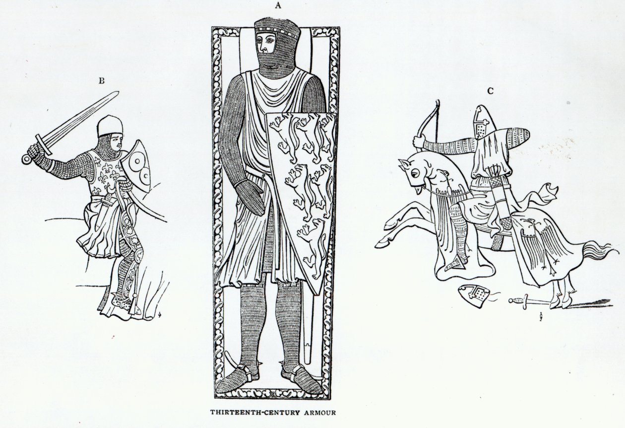 Armadura del siglo XIII de English School