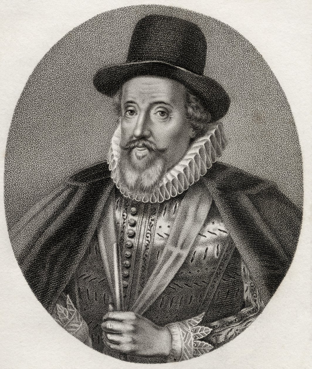 Thomas Howard, grabado por Bocquet, ilustración de 