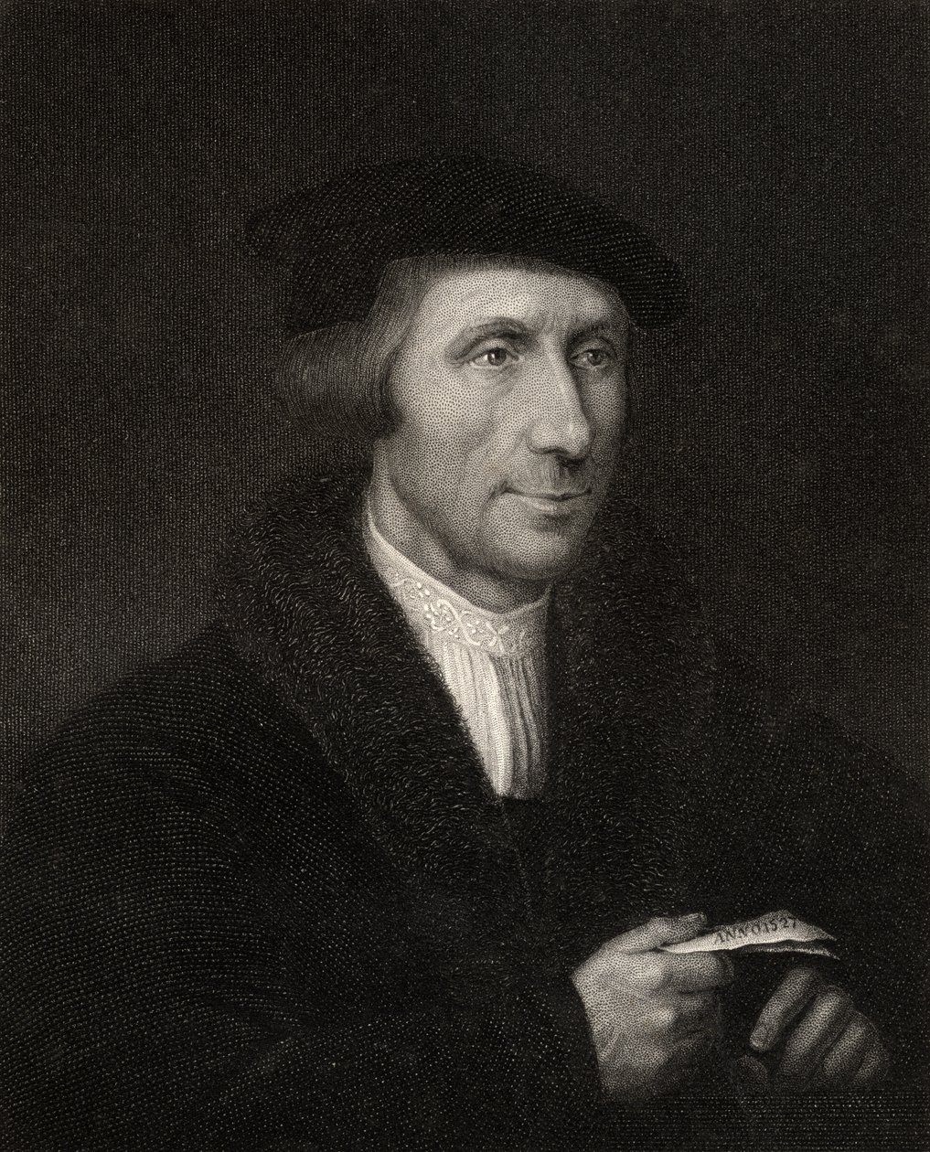 Thomas Linacre, o Lynaker, grabado por H. Cook de 