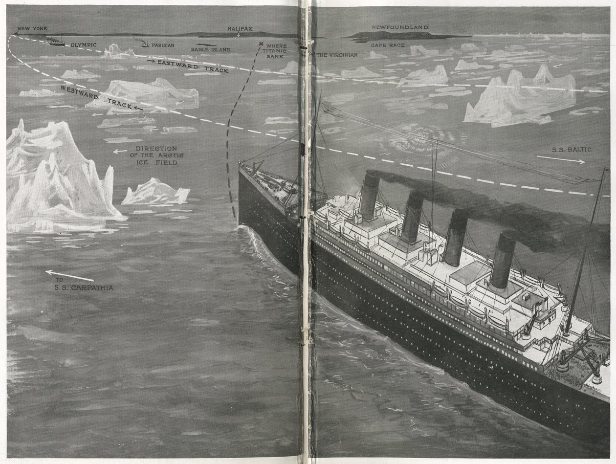 El Titanic en el témpano de hielo, de 