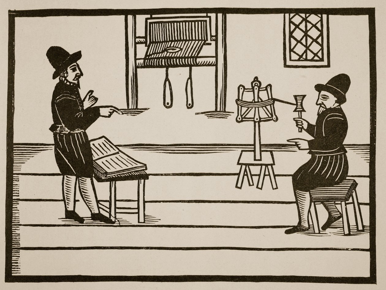 Página de título de A True Discourse of the Two Infamous Prophets, Richard Farnham, Weaver, of White-Chapel, and John Bull, Weaver, of Saint Botolphs, Algate por T.H 1636 de English School