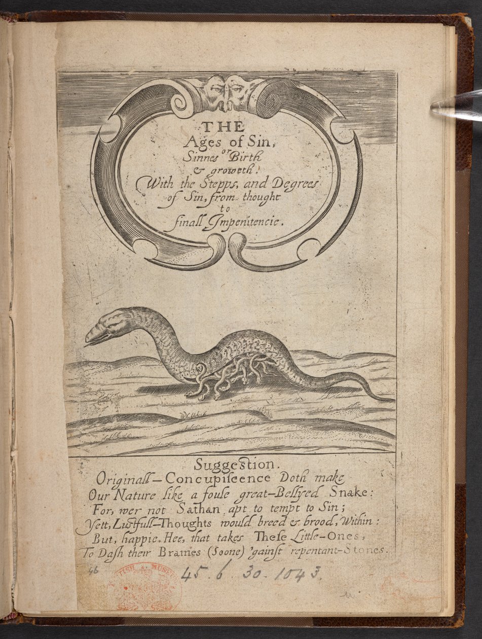 Portada de Las edades del pecado, o nacimiento y crecimiento de Sinnes de English School