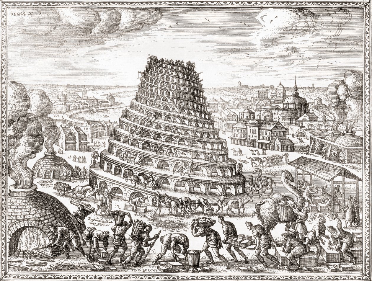 Torre de Babel (imprimir) de English School