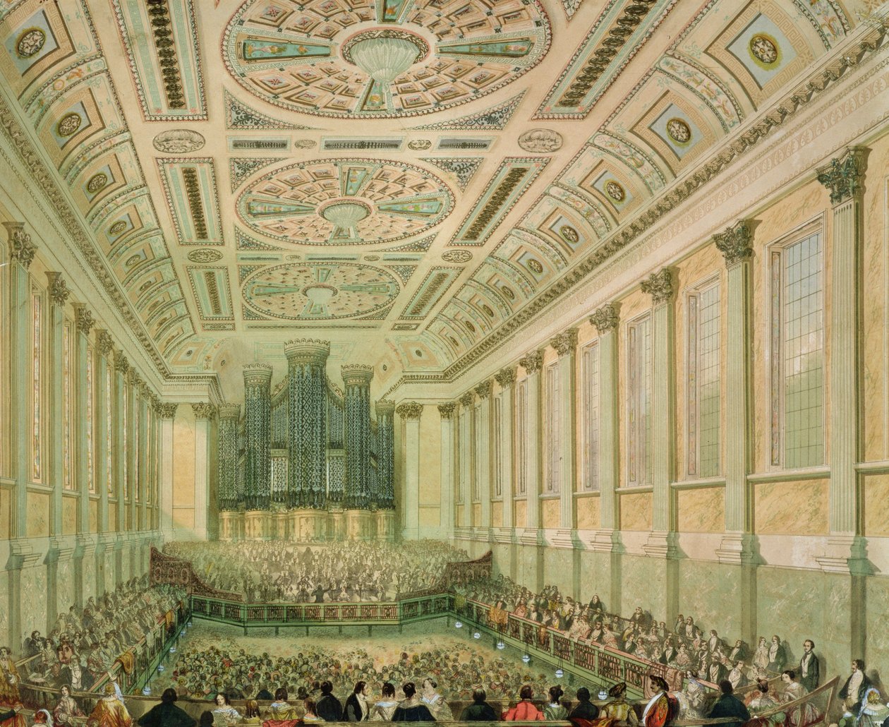 Ayuntamiento, Interior, 1855-1875 de English School