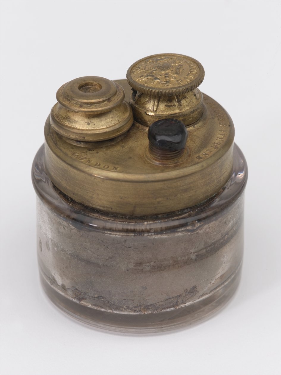 Tintero de viaje, c.1815 de English School