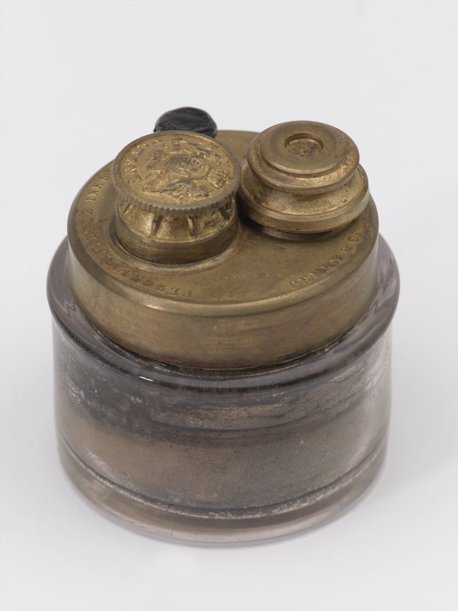 Tintero de viaje, c.1815 de English School