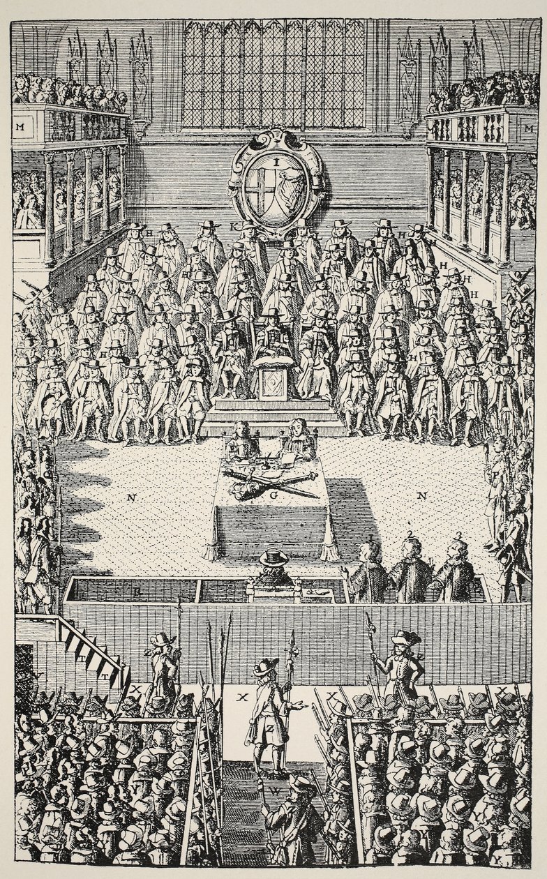 Juicio de Carlos I, 4 de enero de 1649 de English School