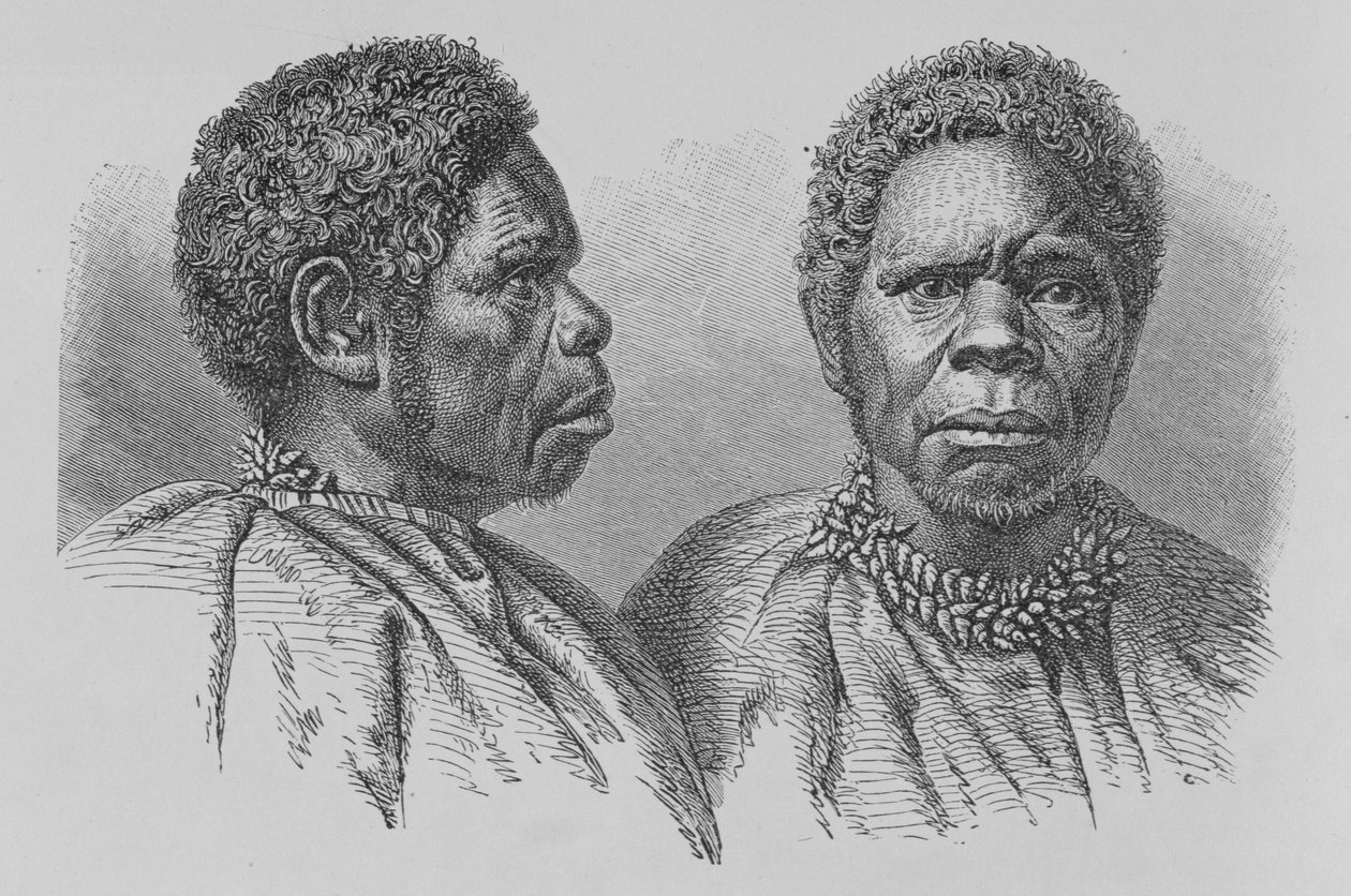 Truganina, la última mujer de Tasmania, de 