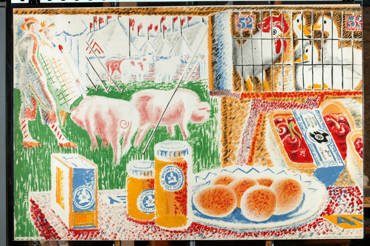 Sin título, de la serie "The UK Shows her Produce" [6321241] (litografía en color) de English School