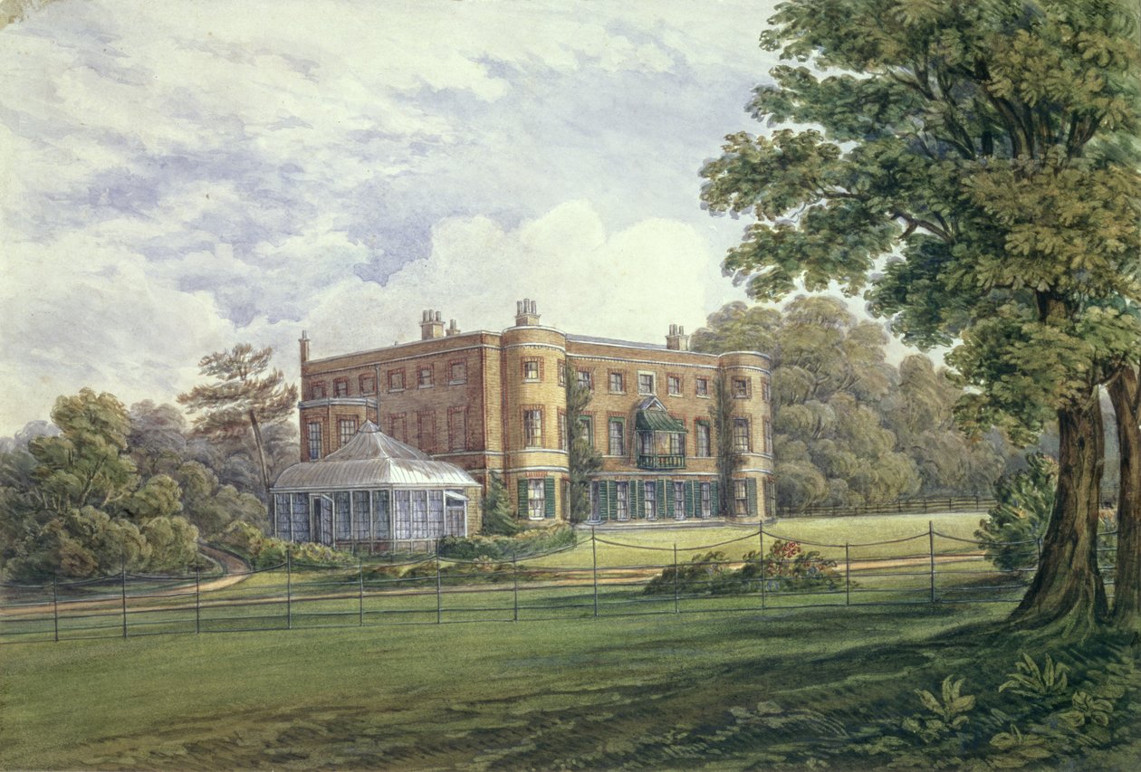 Casa Valentines, Ilford, Essex, c.1835 de English School