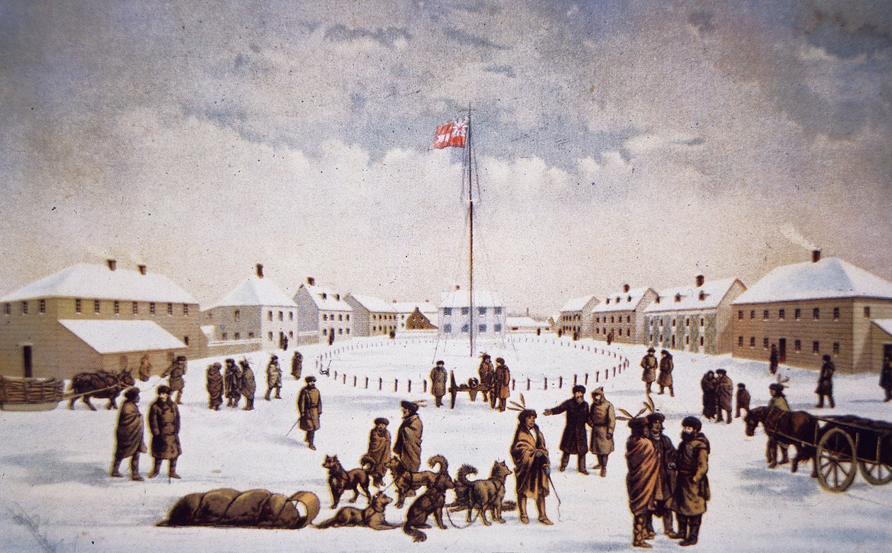 Vista de Fort Garry de English School