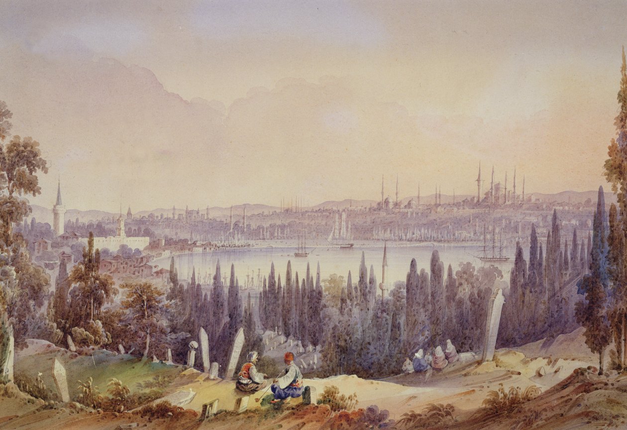 Vista del Cuerno de Oro, c.1840 de English School