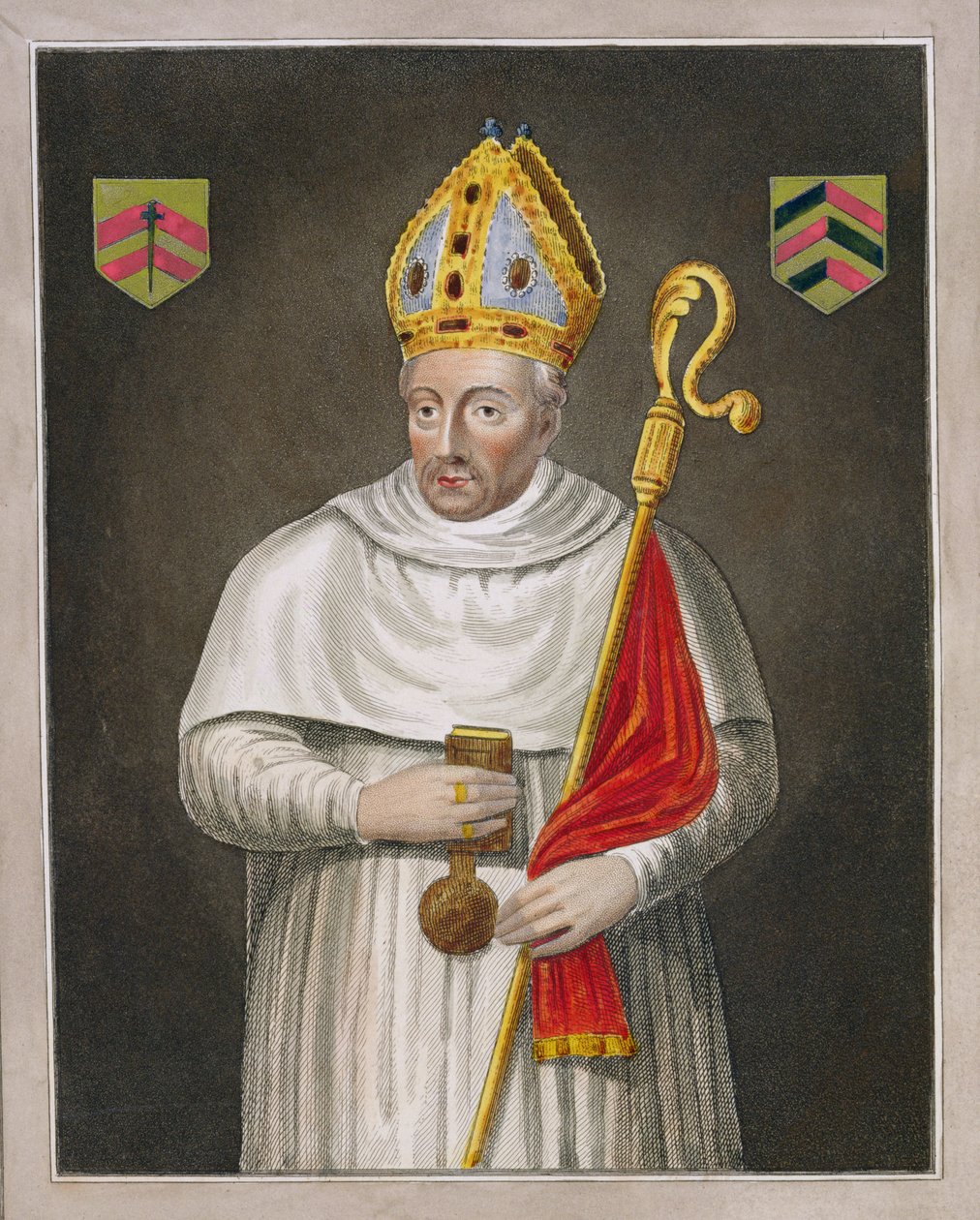 Walter de Merton, después de una pintura en la Galería Bodleian de English School