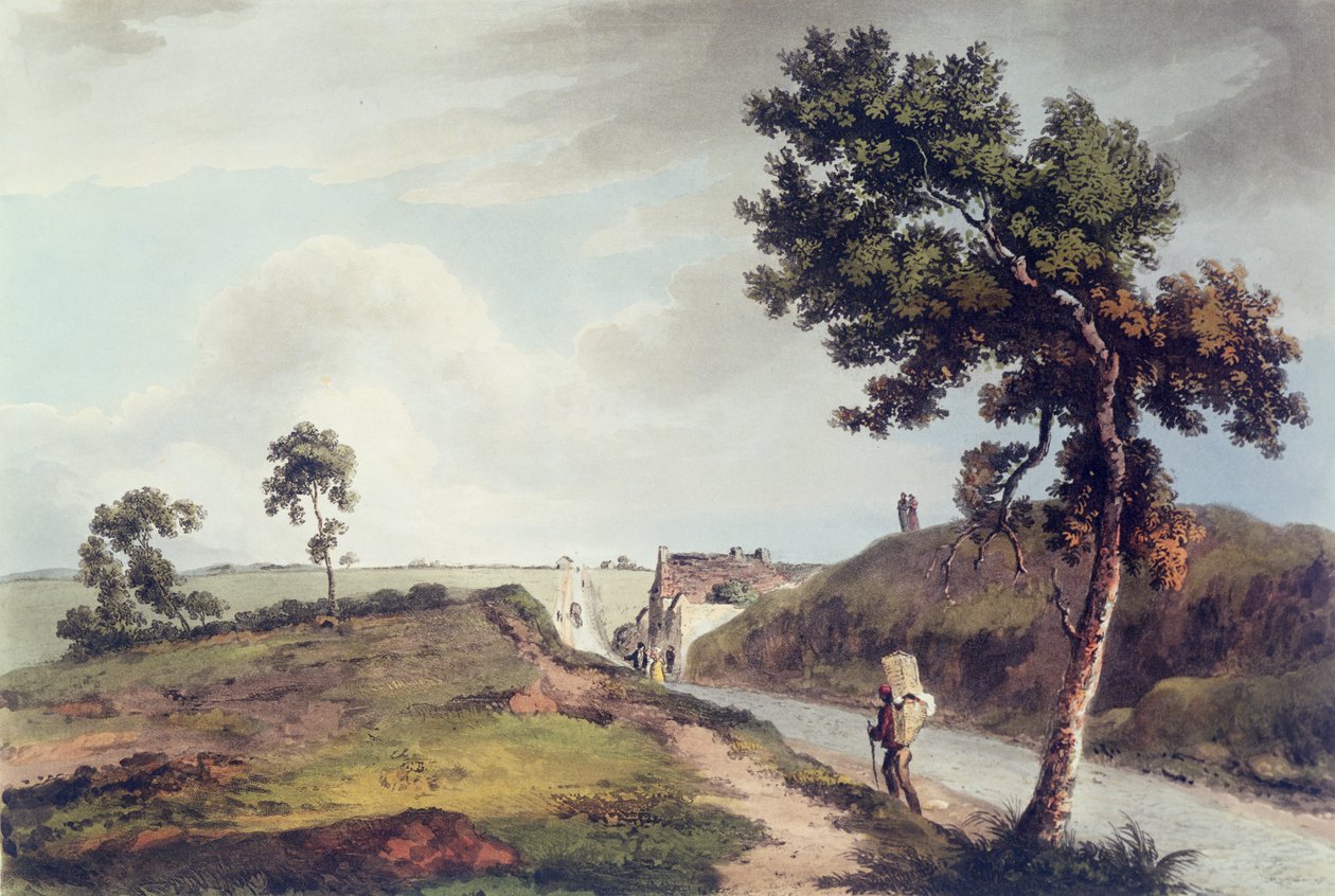 Waterloo, grabado por C. Turner, 1816 de English School