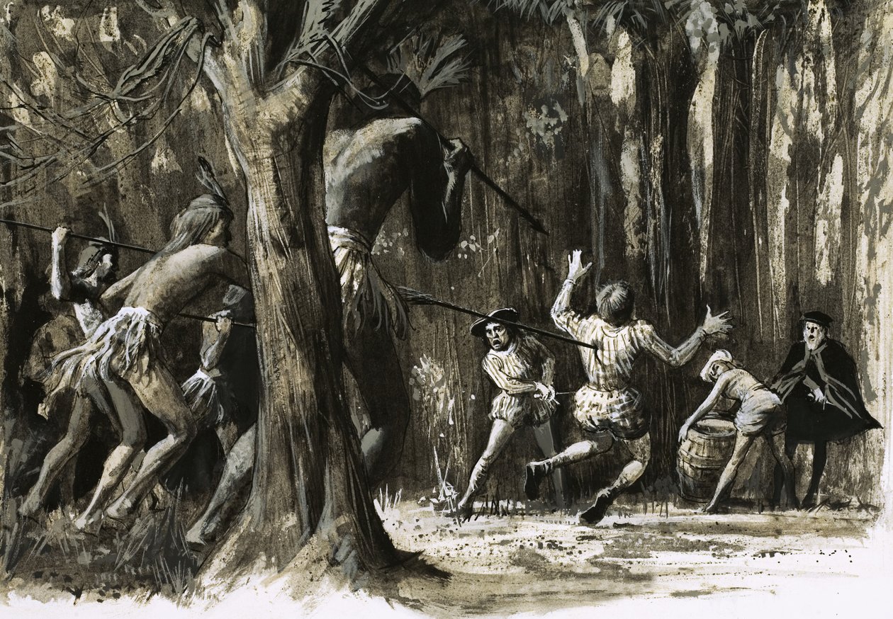 El equipo de Will Adams, atacado por los indios de English School