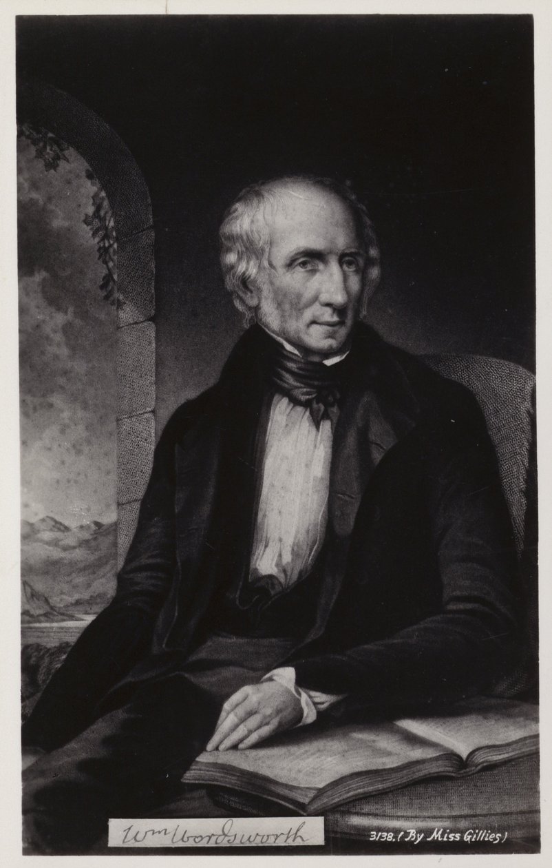 William Wordsworth (1770-1850), poeta inglés (litografía) de English School