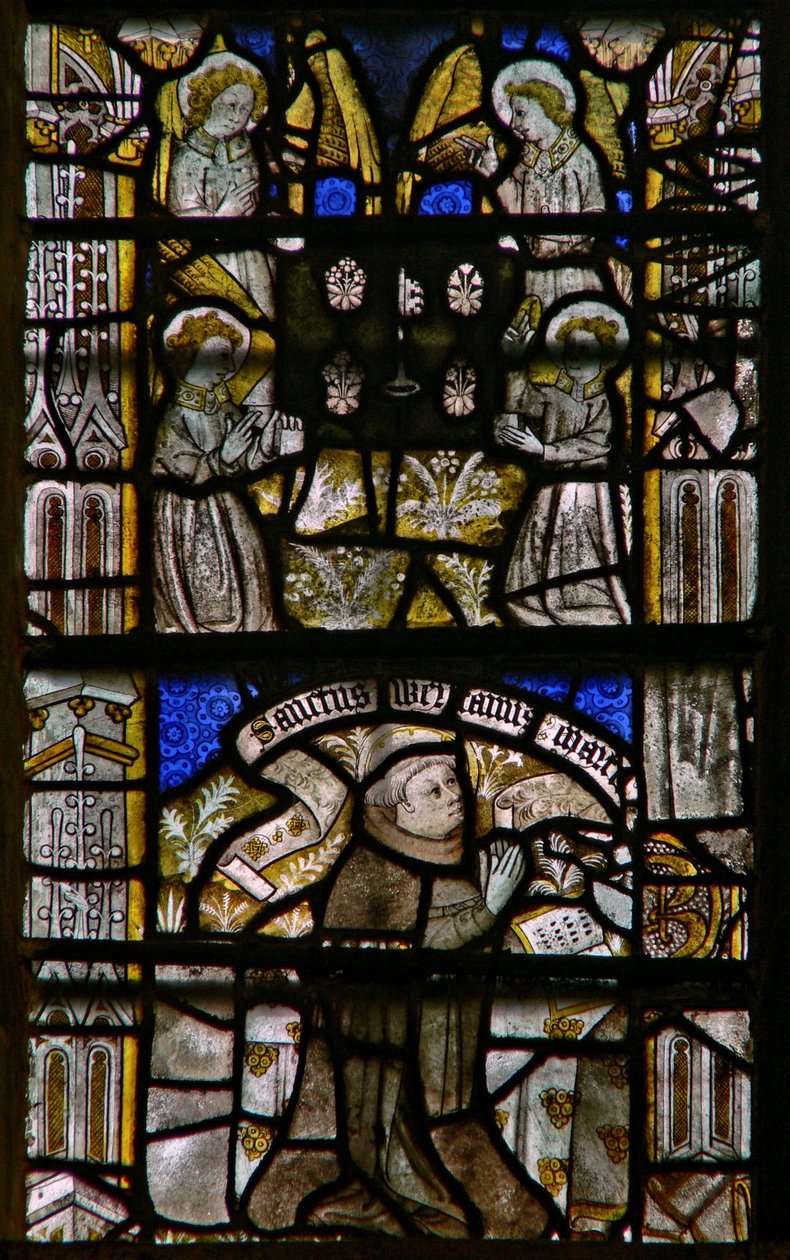 Ventana Clsty N3 que representa la visión de San Werston de English School