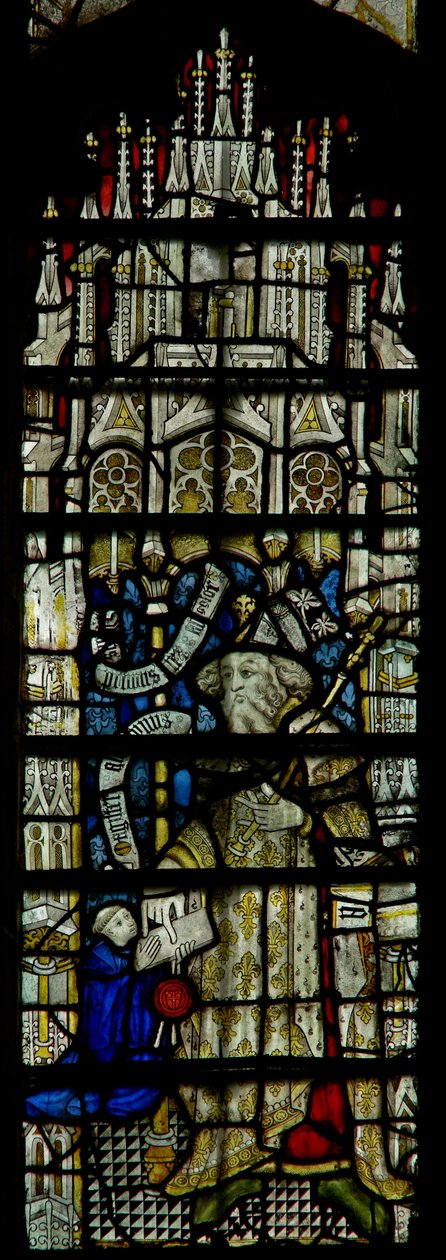 Ventana Clsty N3 que representa a Guillermo el Conquistador de English School
