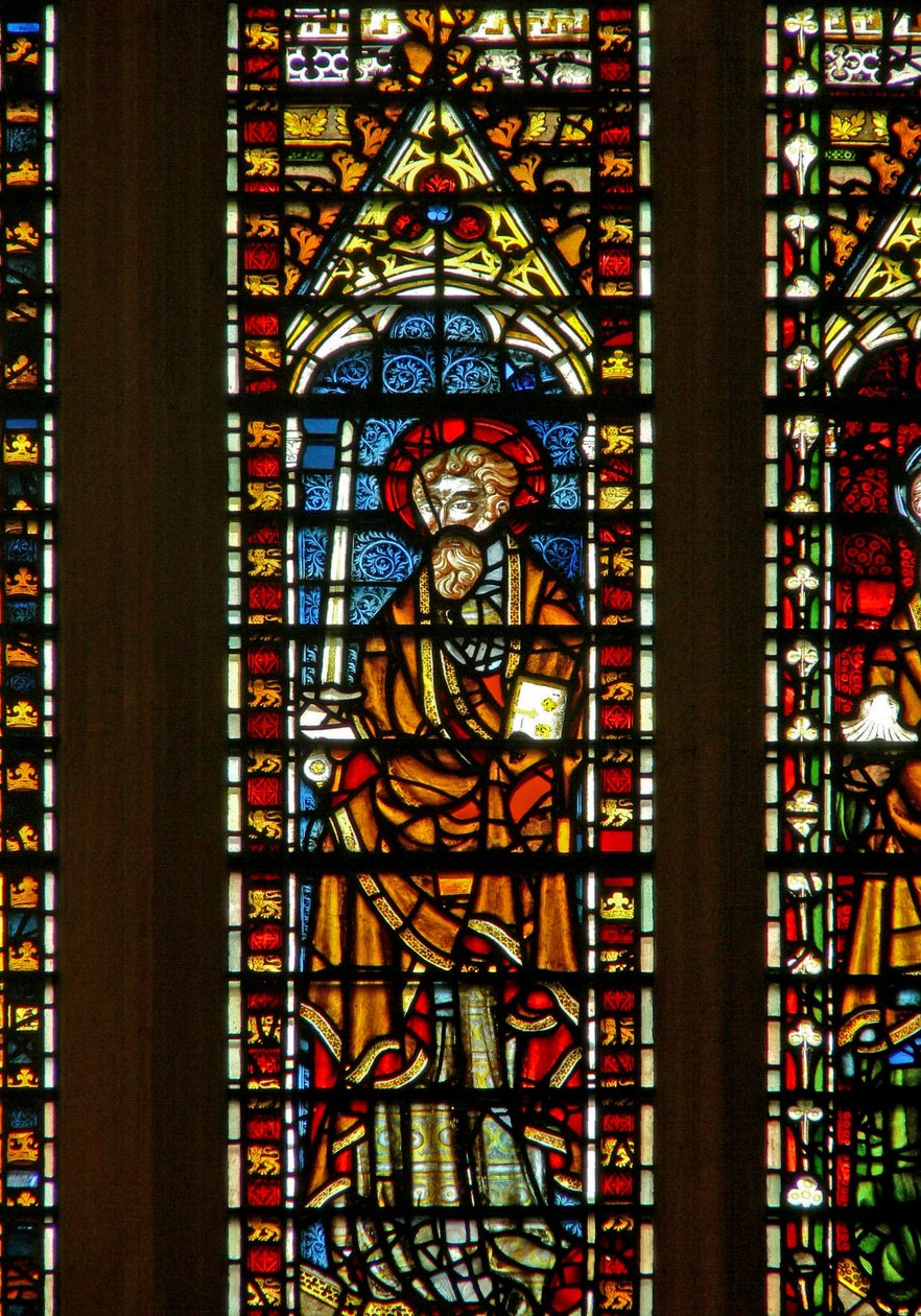 Ventana Ww que representa a San Pablo? de English School
