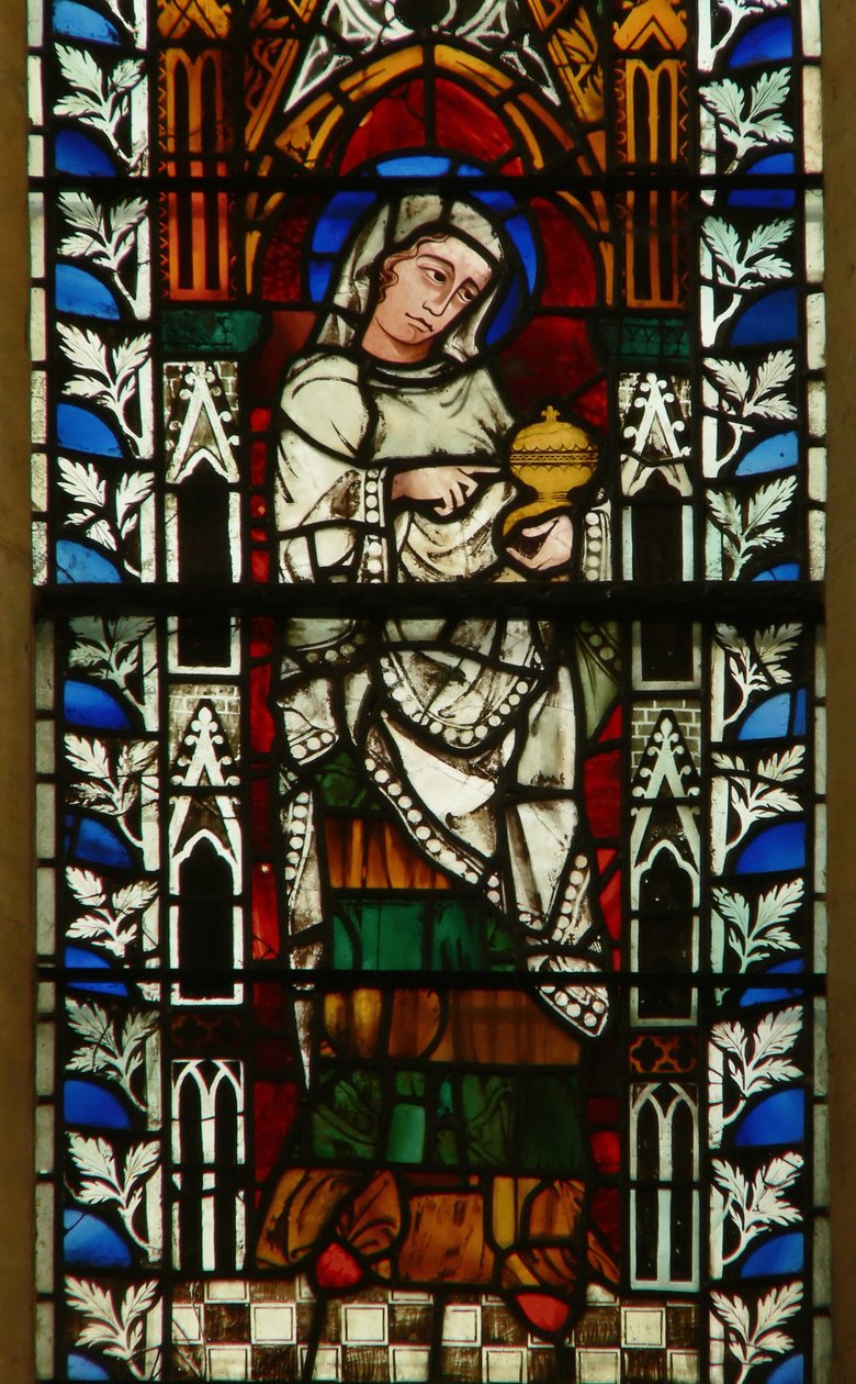 Ventana que representa a María Magdalena de English School