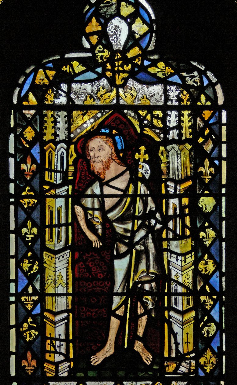 Ventana n2 que representa a Cristo Resucitado de English School