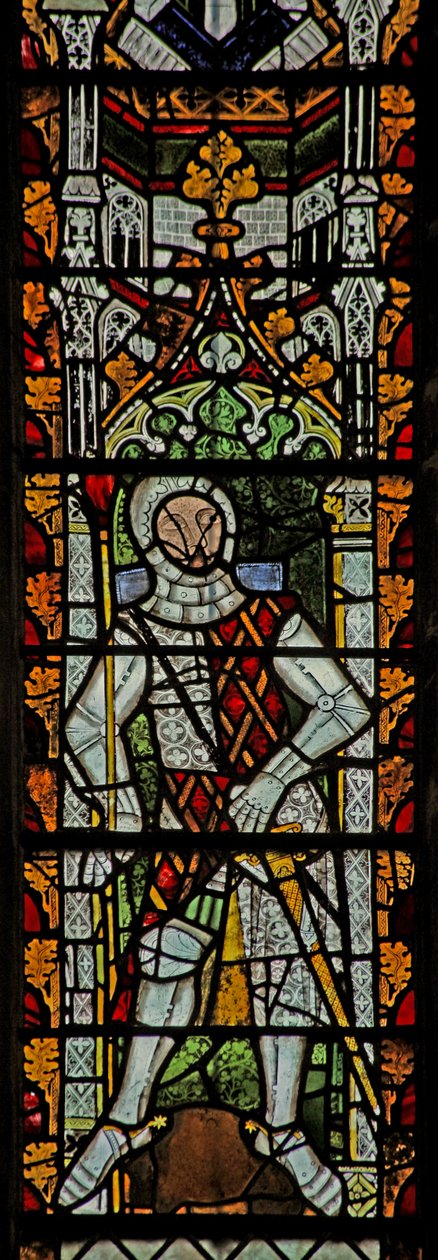 Ventana n4 que representa a Gilbert III de Clare de English School