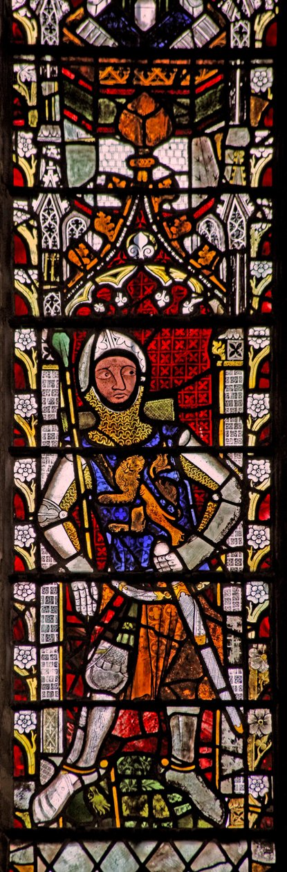 Ventana n4 que representa a Robert Fitzroy de English School