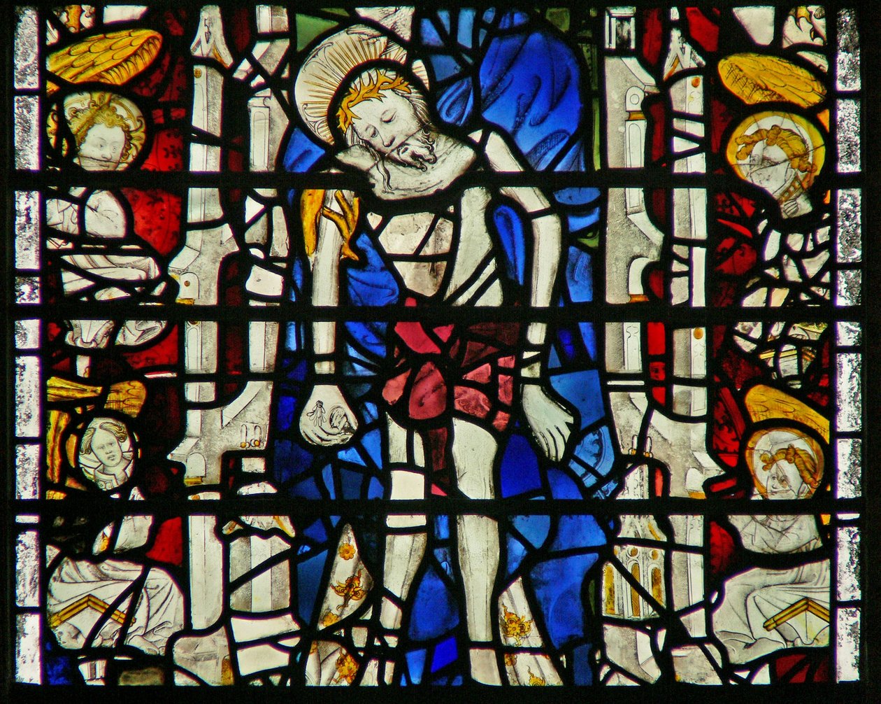 Ventana w12 que representa el Corpus Christi de English School