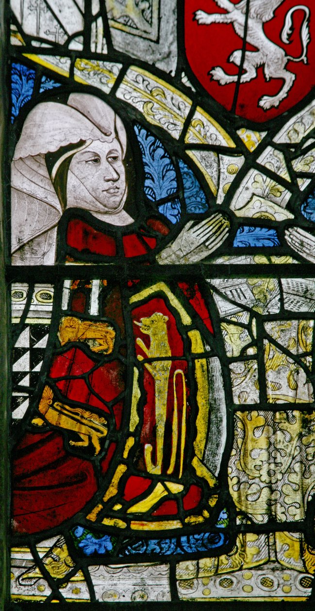 Ventana w1 representando a una donante - Elizabeth Talbot de English School